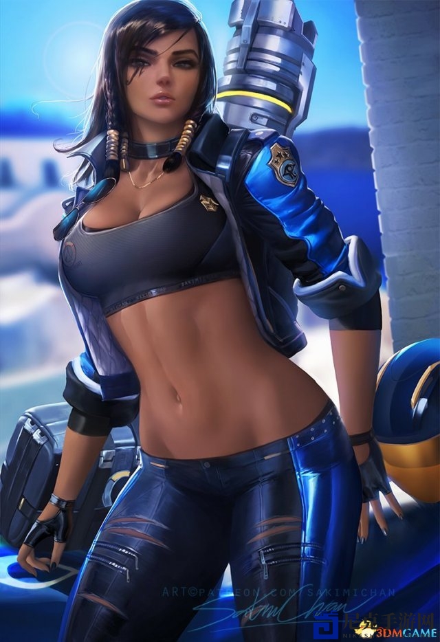 加拿大女画师游戏同人作品 性感美艳吸引众人目光