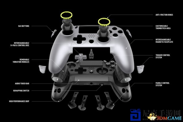 配件商Scuf将带来一款索尼认证自定义按键PS4手柄