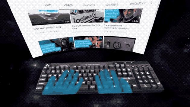 罗技与HTC Vive要把实体键盘摆进虚拟现实世界里