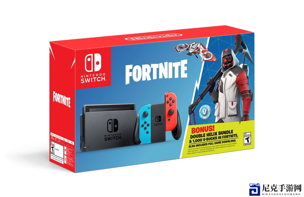 任天堂推出《堡垒之夜》同捆版Switch游戏机 赠送1000V币
